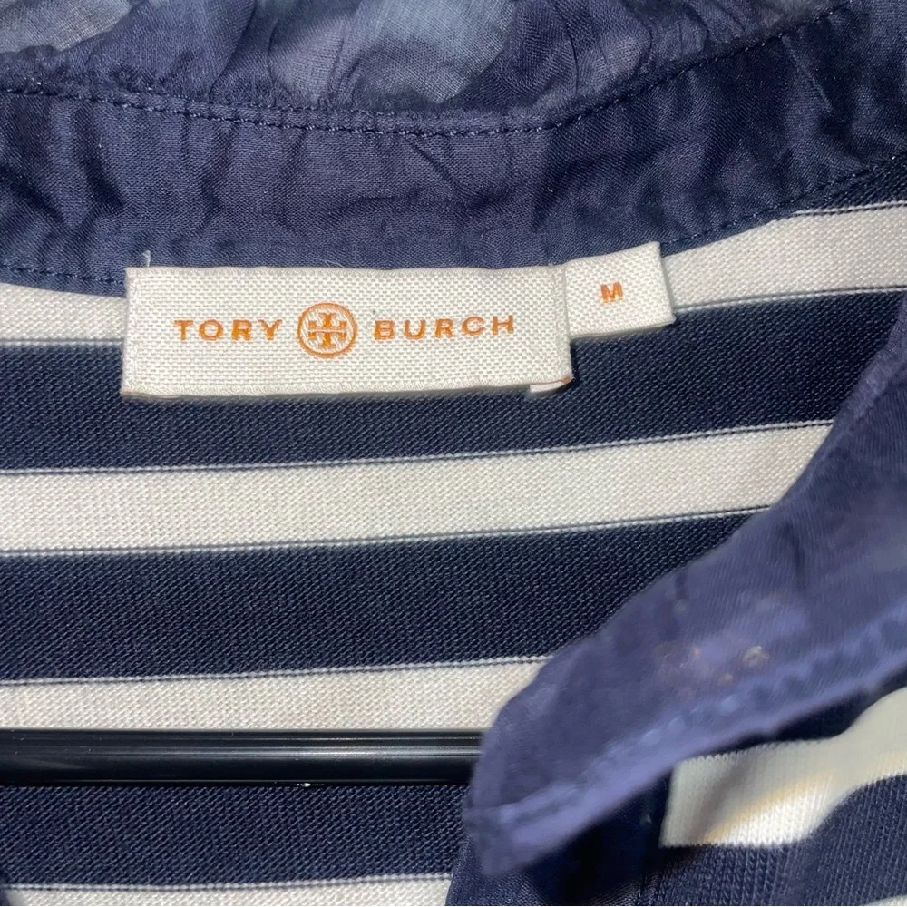 Striped Navy and White Short Sleeve Polo Dress